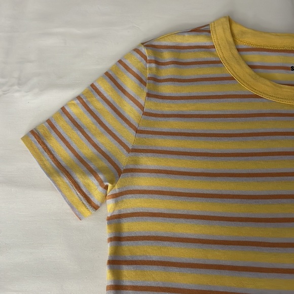Aritzia Sunday Best stripped t-shirt XXS - Picture 5 of 6